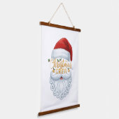 Tapisserie Suspendue Christmas Crew Santa Head Wall Art Print (Angulaire)