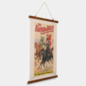 Tapisserie Suspendue Cirque Avec Des Hommes À Cheval. (Angulaire)