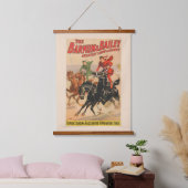Tapisserie Suspendue Cirque Avec Des Hommes À Cheval. (Chambre à coucher)