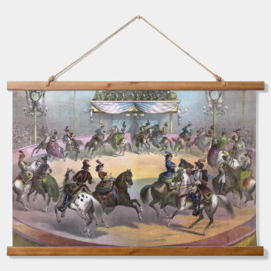 Tapisserie Suspendue Cirque Grand Finale, Cirque 1872.