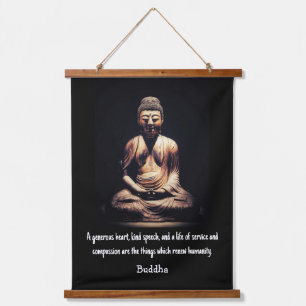 Tapisserie Suspendue Citation Bouddha