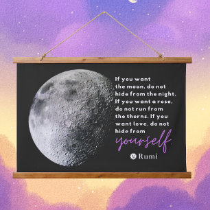 Tapisserie Suspendue Citation inspirante d'amour-propre et d'acceptatio