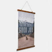 Tapisserie Suspendue Citation motivationnelle pour l'affirmation de soi (Angulaire)