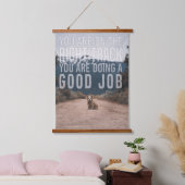 Tapisserie Suspendue Citation motivationnelle pour l'affirmation de soi (Chambre à coucher)