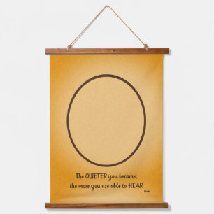 Tapisserie Suspendue Citation Silence Inspiration Rumi