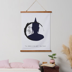 Tapisserie Suspendue Citation zen : Sagesse et méditation