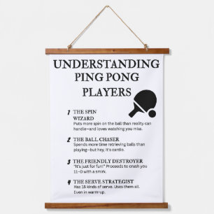 Tapisserie Suspendue Citations amusantes pour les amateurs de tennis de