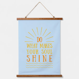 Tapisserie Suspendue citations inspirantes d'attitude positive