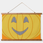 Tapisserie Suspendue Citrouille Orange (Recto)