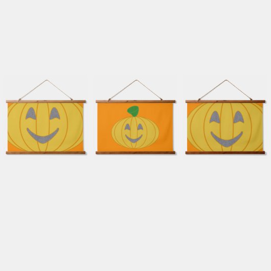 Tapisserie Suspendue Citrouille Orange (Tripler)
