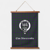 Tapisserie Suspendue Clan Abercrombie Tartan & Crest (Recto)