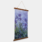 Tapisserie Suspendue Claude Monet Lilac Irises (Angulaire)