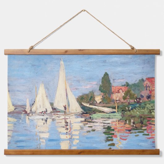 Tapisserie Suspendue Claude Monet - Regattas à Argenteuil (Devant)