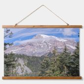 Tapisserie Suspendue Clouds Over Mount Rainier Scenic Landscape (Devant)