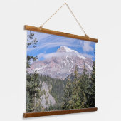 Tapisserie Suspendue Clouds Over Mount Rainier Scenic Landscape (Angulaire)
