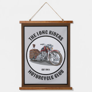 Tapisserie Suspendue Club Moto Personnalisé Ou De Dire