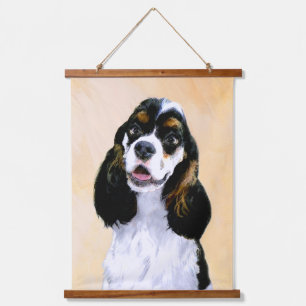 Tapisserie Suspendue Cocker Spaniel (Parti) Peinture - Art Chien origin