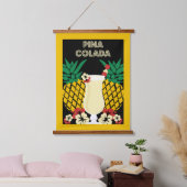 Tapisserie Suspendue Cocktail Piña Colada (Chambre à coucher)