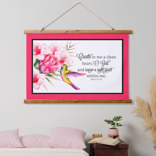 Tapisserie Suspendue Coeur propre (Chambre à coucher)