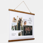 Tapisserie Suspendue Collage photo mariage simple et moderne (Angulaire)