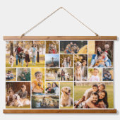 Tapisserie Suspendue Collage photo simple unique 18 (Devant)