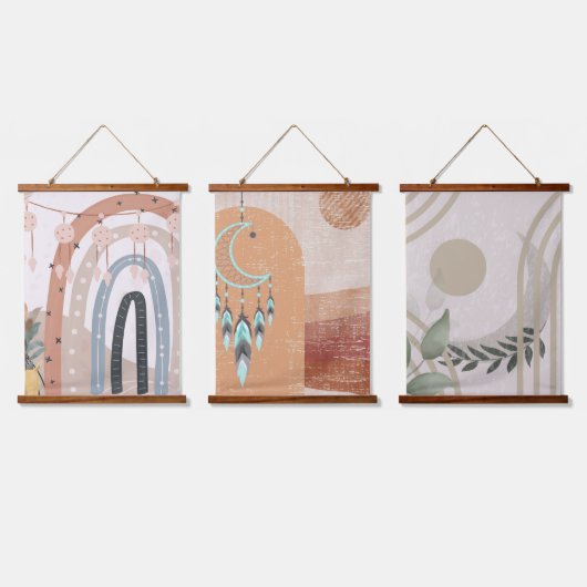 Tapisserie Suspendue Collection Boho Tapestries (Tripler)