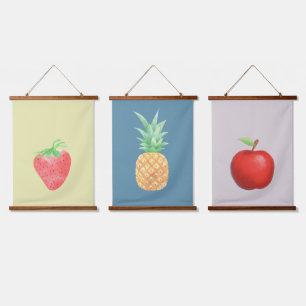 Tapisserie Suspendue Collection de fruits
