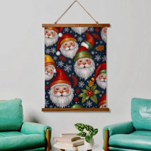 Tapisserie Suspendue Collection de Noël de Père Noël vintage