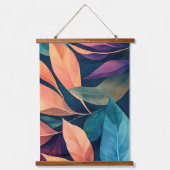 Tapisserie Suspendue Colorful Abstract Leaves (Recto 2)