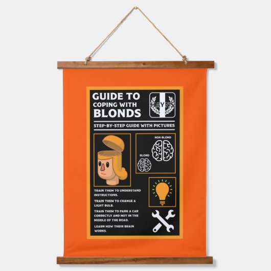 Tapisserie Suspendue Comment Comprendre Les Blondes (Recto)