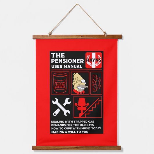 Tapisserie Suspendue Comment comprendre les personnes âgées (Recto)