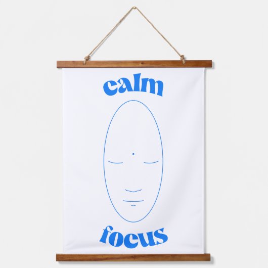 Tapisserie Suspendue Concentrez-vous au calme (Recto)