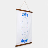 Tapisserie Suspendue Concentrez-vous au calme (Angulaire)