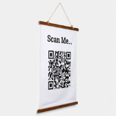 Tapisserie Suspendue Conception de code QR (Angulaire)