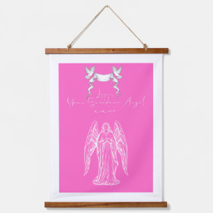 Tapisserie Suspendue Conception de lettre d'amour - Amour, Votre Ange G