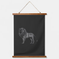 Conception de T-Shirt de Typographie de Lion Puiss