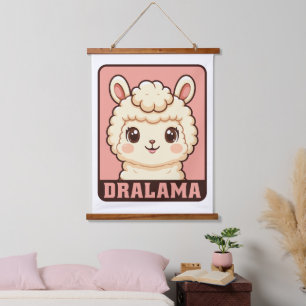 Tapisserie Suspendue Conception d'illustration de lama mignon
