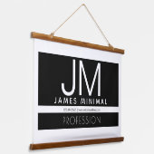 Tapisserie Suspendue Conception professionnelle moderne et minimale | N (Angulaire)