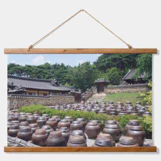 Tapisserie Suspendue Conçu avec une photo de Corée du Sud, horizon