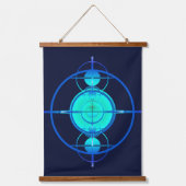 Tapisserie Suspendue Connected Minds (Night Version) (Recto)