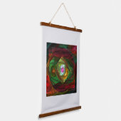 Tapisserie Suspendue Connexions dynamiques Art Abstrait (Angulaire)