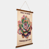 Tapisserie Suspendue Construit pour fleurir par n'importe quoi (Angulaire)