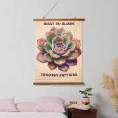 Tapisserie Suspendue Construit pour fleurir par n'importe quoi (Chambre à coucher)