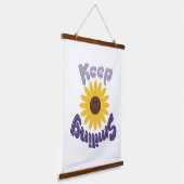 Tapisserie Suspendue Continuez à sourire (Angulaire)