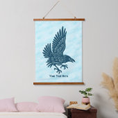 Tapisserie Suspendue Corbeau bleu dansant (Chambre à coucher)