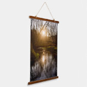 Tapisserie Suspendue Coucher de soleil d'automne (Angulaire)