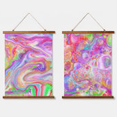Tapisserie Suspendue Couleur Blast Marbre Fluid Art Hanging Tapestry (Double)