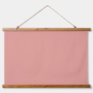 Tapisserie Suspendue Couleur rose flamant pastel simple