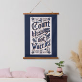 Tapisserie Suspendue Count Blessures Pas Inquiétudes Arrière - plan fon (Chambre à coucher)