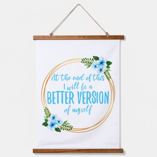 Tapisserie Suspendue courtes affirmations sur les rêves et les objectif (Recto)